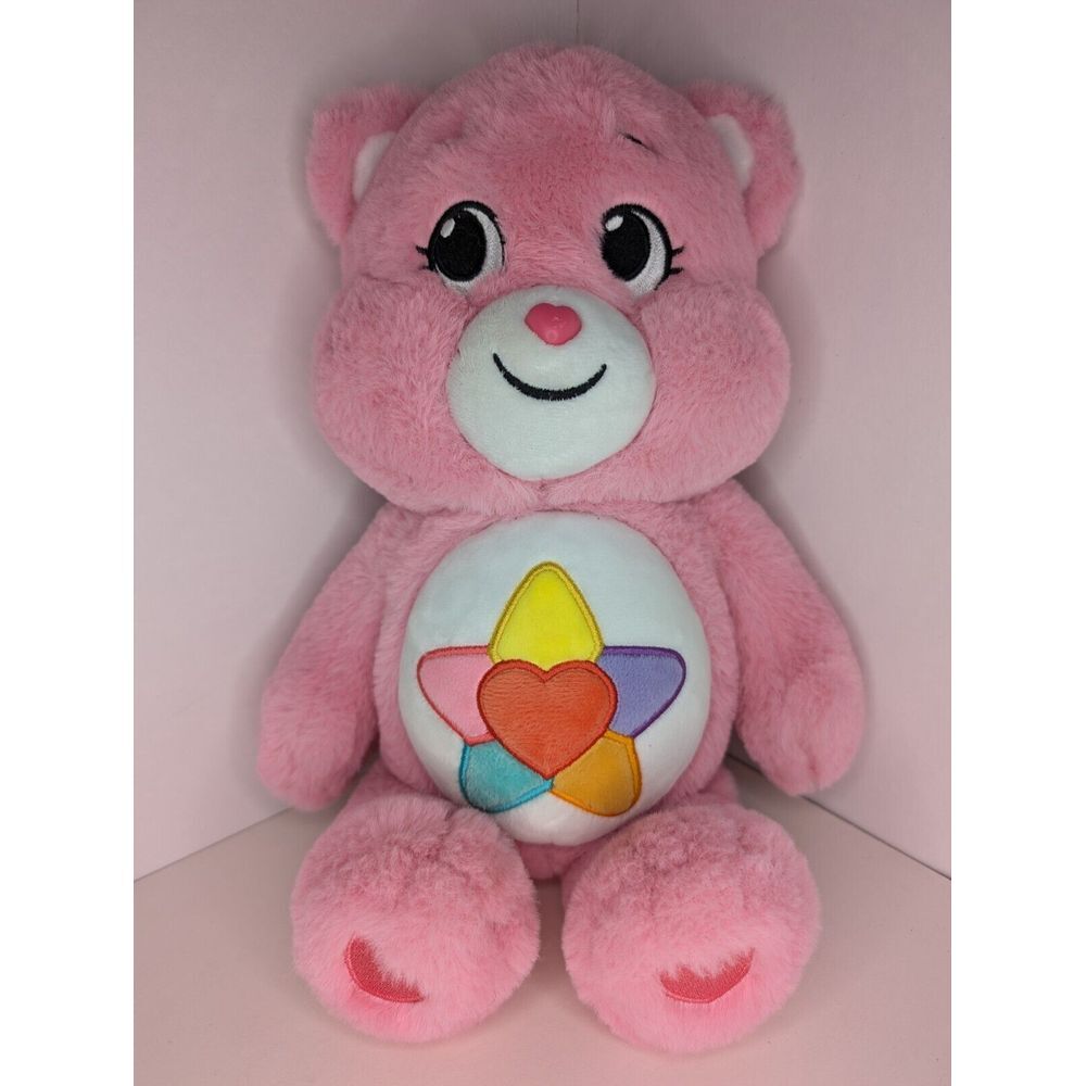 Care Bears True Heart Bear Plush Pink 2022 Stuffed Animal Target 14 inch
